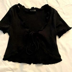 Black shrug style